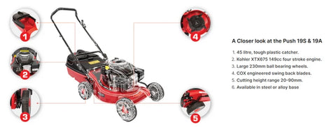 CP19S Professional Steel Base Lawn Mower