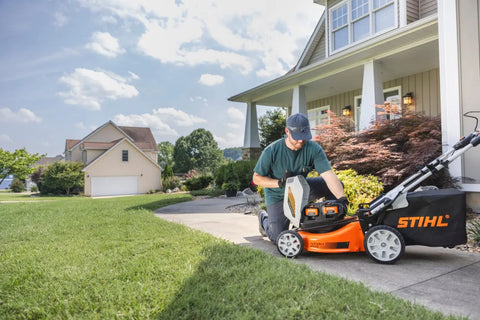 RMA 353 V Self Propelled Battery Lawn Mower AP-System Skin Only