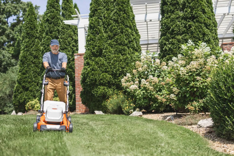 RMA 353 V Self Propelled Battery Lawn Mower AP-System Skin Only